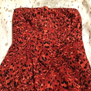 The Limited Orange Animal Print Dress Size 2